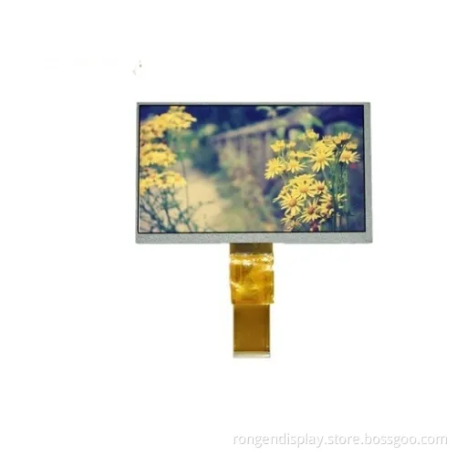 7 Inch High Brightness TFT LCD 450 Nits 7.0" 27 LEDs 800 (RGB) X 480 Dots